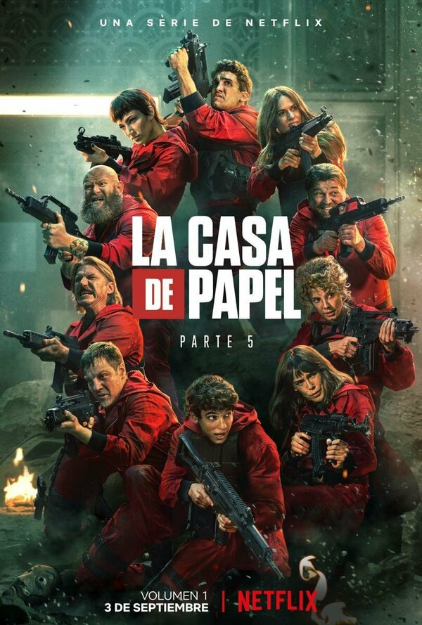 Бумажный дом сериал постер